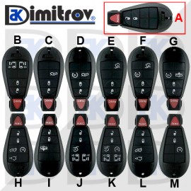 Кутийка ключ Chrysler Dodge Jeep